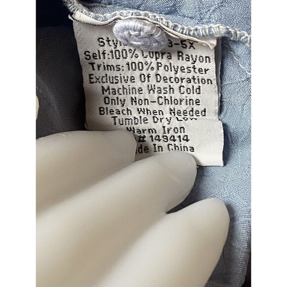 F. Johnny Was 2X Tunic Multicolor Blouse 3/4 Sleeve Round Neck NWT $295 - Picture 6 of 8